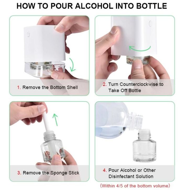 Máquina antibacteriana 6 del esterilizador de la mano del mini no contacto elegante