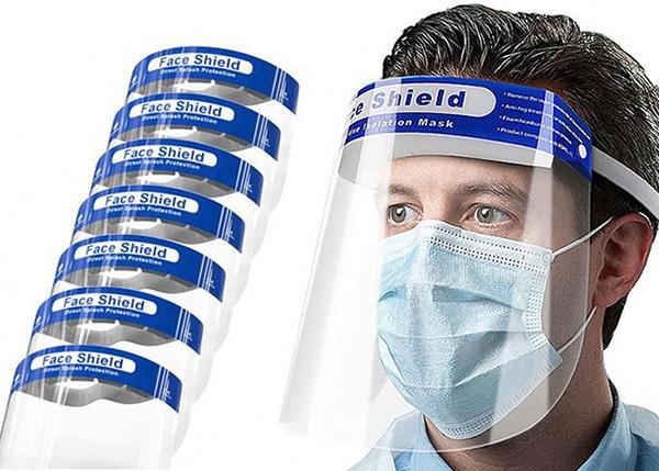 transparencia llena de la visera del visera de la seguridad del plástico de los 33x22cm con la lente antideslumbrador